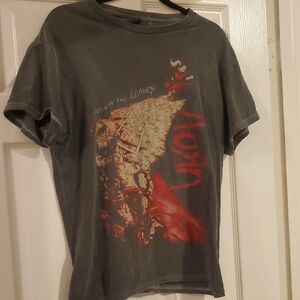 Graphic Gray and Red Women's Tee